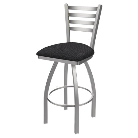 Holland Bar Stool Co 30" Swivel Bar Stool, SS Finish, Graph Anchor Seat 41030SS014
